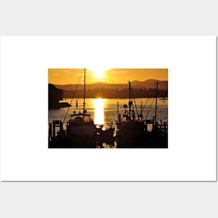 Victoria Harbour Sunset Posters and Art